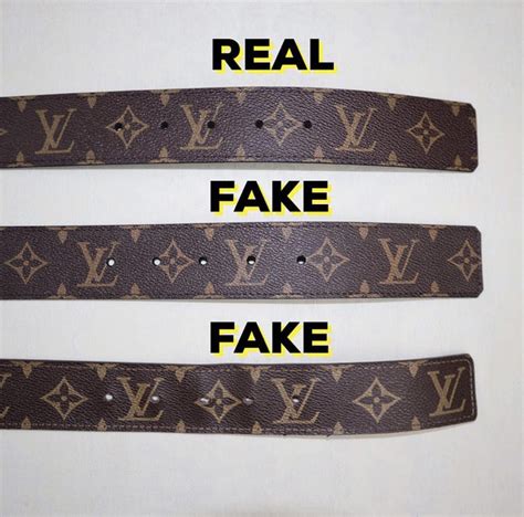 how to tell a fake louis vuitton belt